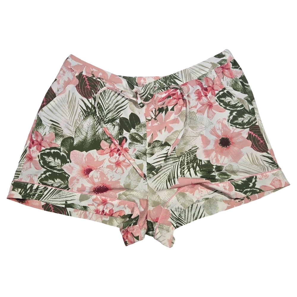 Cupcakes & Cashmere Floral High Waist Shorts Size L